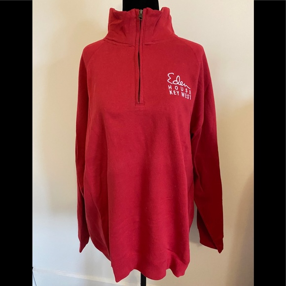 Unisex 1/4 Zip Eden House Key West Sweatshirt  NWT - Picture 1 of 8